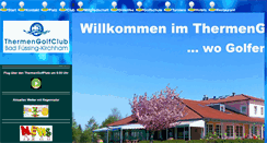 Desktop Screenshot of golfclub-bad-fuessing.de